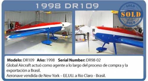 1998 DR109 vendido por Global Aircraft