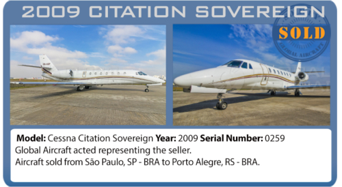 Jet Citation Sovereign Sold By Global Aircraft