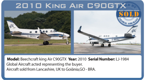Airplane sold - 2010 King Air C90GTx sold by Global Aircraft 