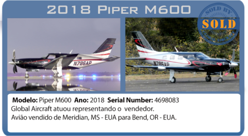 Avião 2018 Piper M600 vendido por Global Aircraft