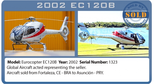 Helicopter Eurocopter EC120B Sold