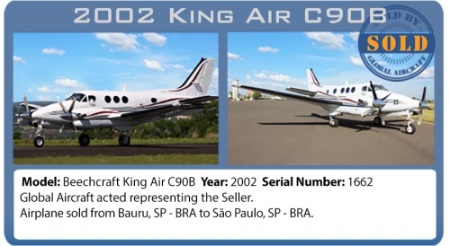 Airplane Turboprop King Air C90B Sold
