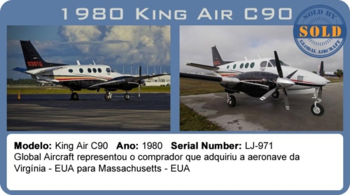 1980 Beechcraft King Air C90 vendido por Global Aircraft