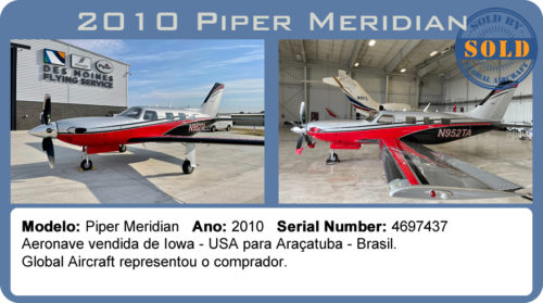 2010 Piper Meidian vendido por Global Aircraft.