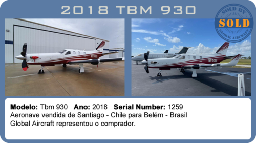 2018 TBM 930 vendido por Global Aircraft.