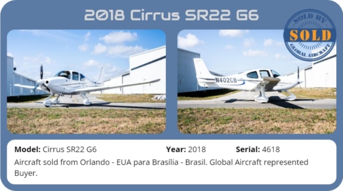 2018 CIRRUS SR22 G6 sold by Global Aircraft.