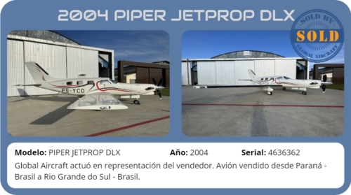 Avión 2004 PIPER JETPROP DLX vendido por Global Aircraft.